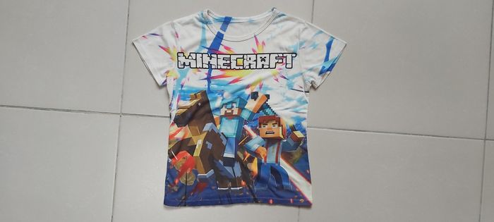 Tshirt manche courte Minecraft 8 ans
