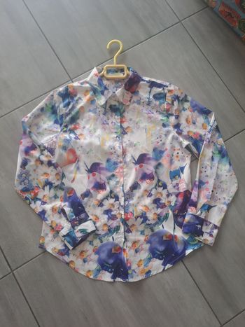 Chemise floral multicolore Hanxiner Taille L
