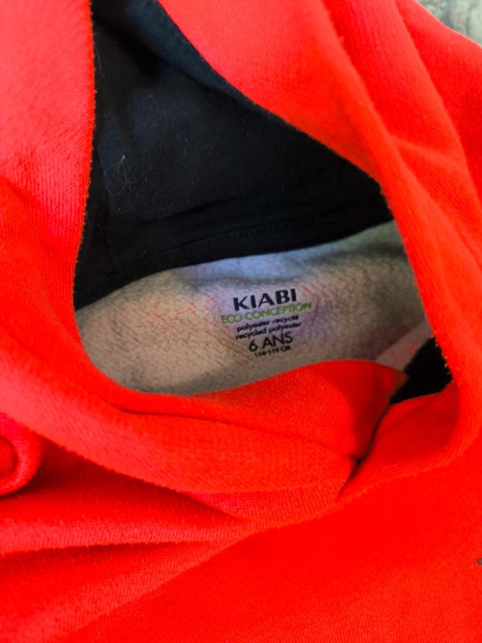 Sweat rouge fluo - photo numéro 3