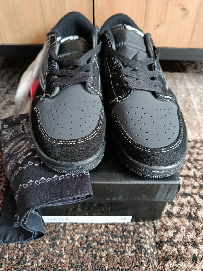 Travis Scott X Jordan Air 1 Low retro OG SP Phantom noir - photo numéro 4