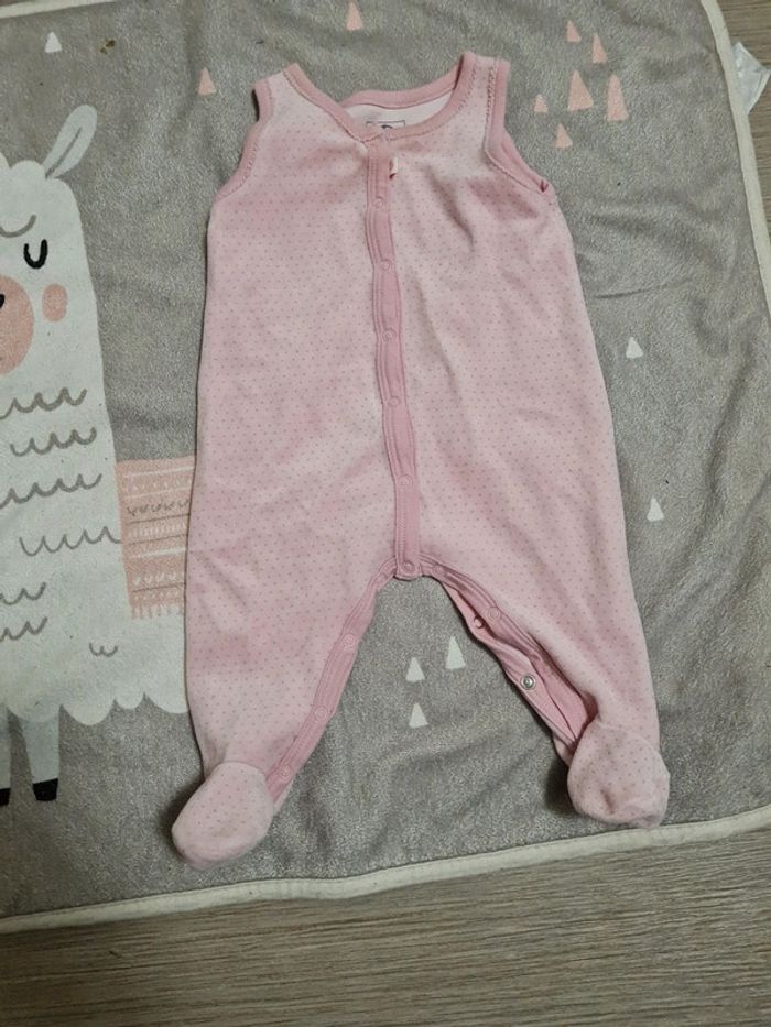 Pyjama petit bateau 3 mois sans manches - photo numéro 2