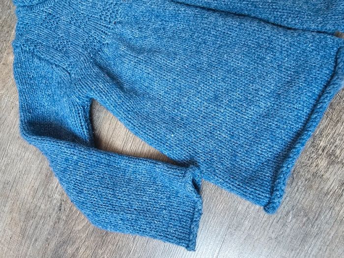 Gilet laine bleu cyrillus 6 ans - photo numéro 6