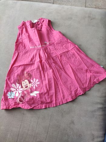 Robe rose Disney Minnie 24 mois