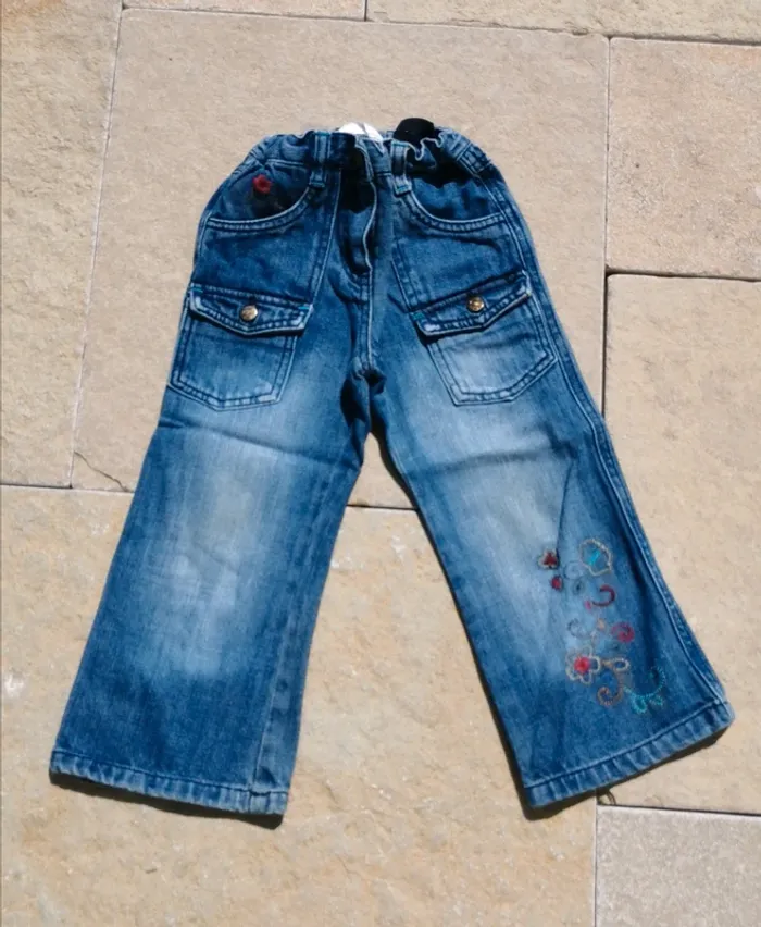 Jeans fleuri kid kanaï 3 ans