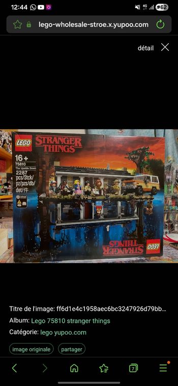 Lego stranger things fournisseur
