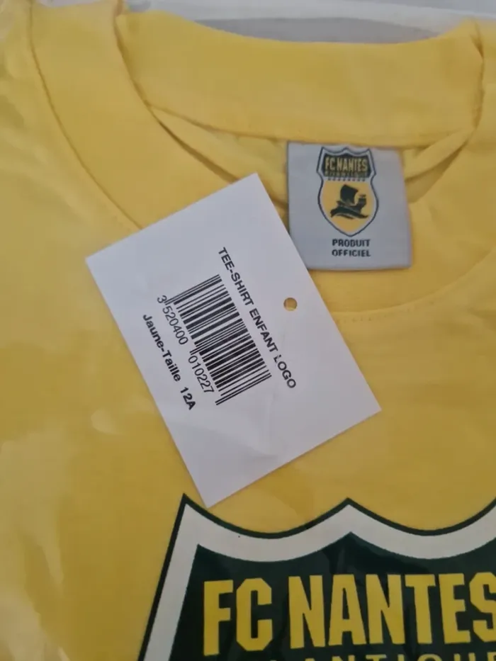 T-shirt enfant fc nantes neuf - photo numéro 3