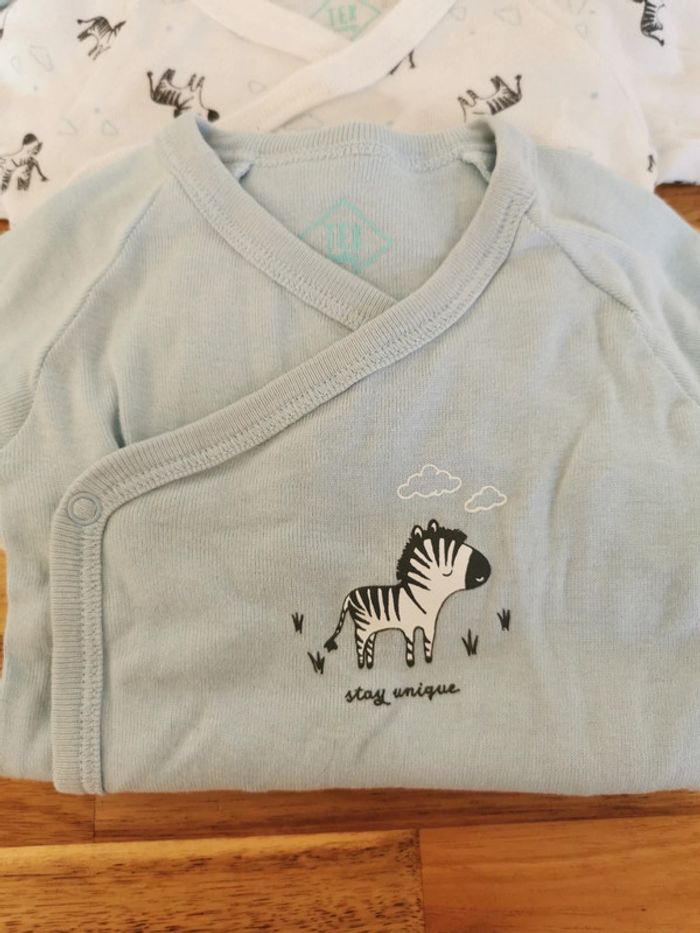 Lot body manches longues TeX 3 mois - photo numéro 2