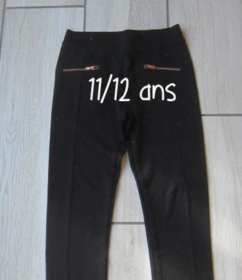 Legging noir 11/12 ans