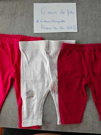 Lot de 3 leggings fille