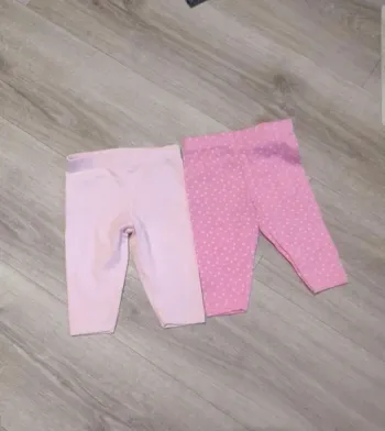 Lot de 2 legging rose 3 mois