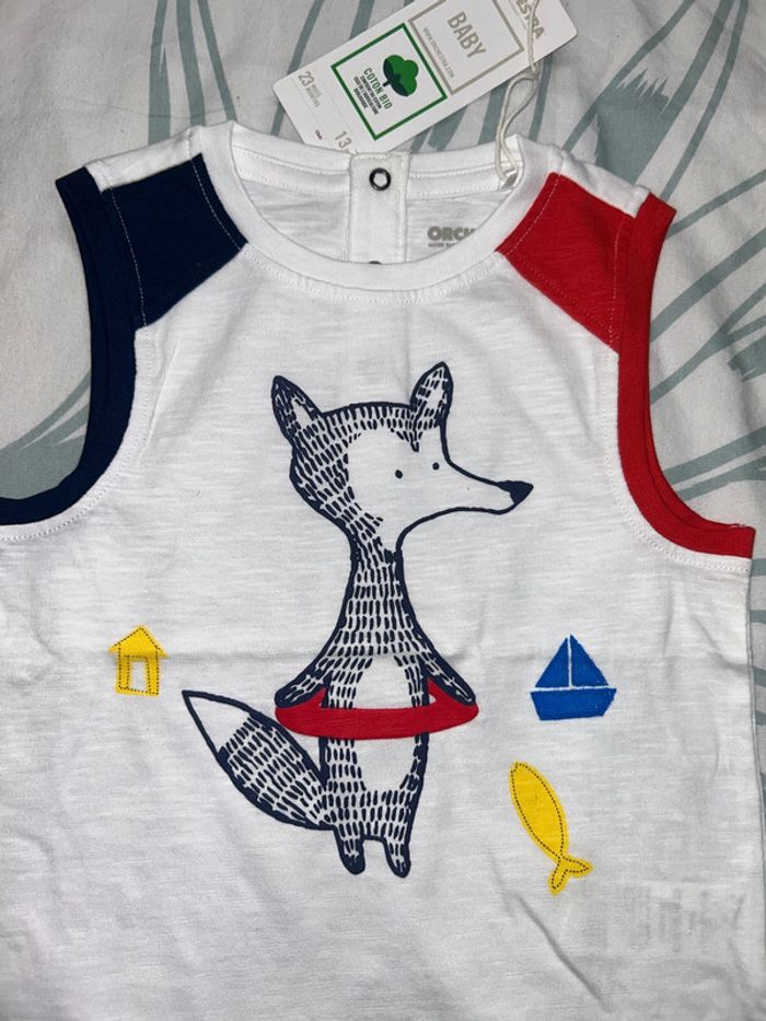 Débardeur loup orchestra - photo numéro 2