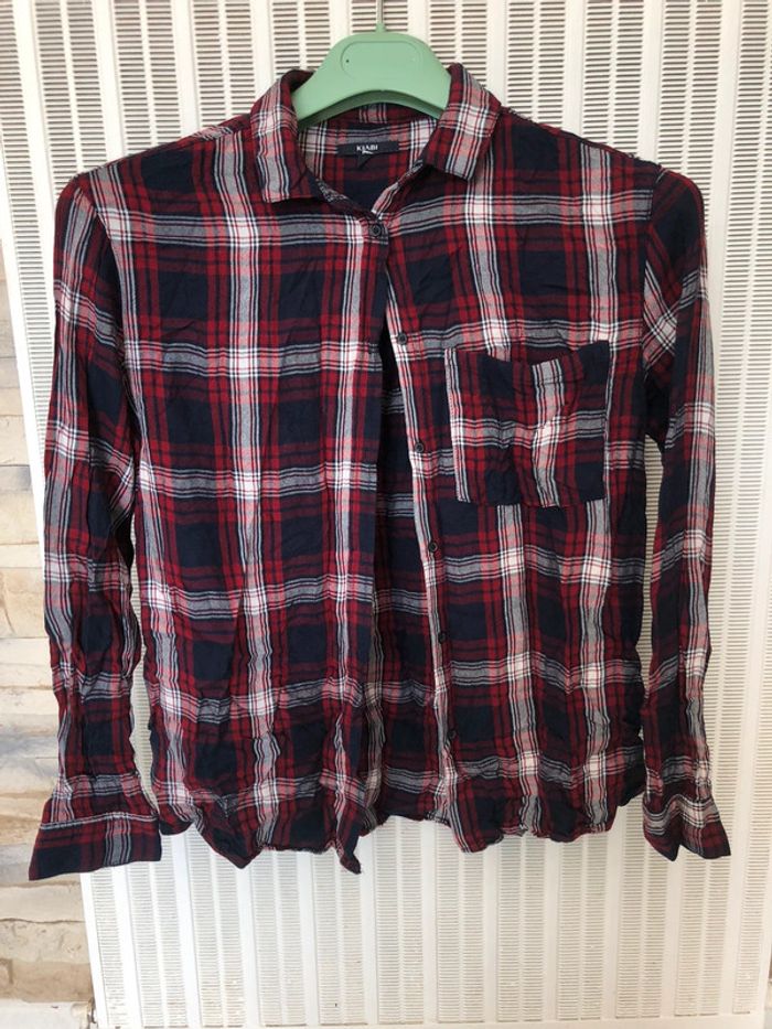 Chemise à carreaux