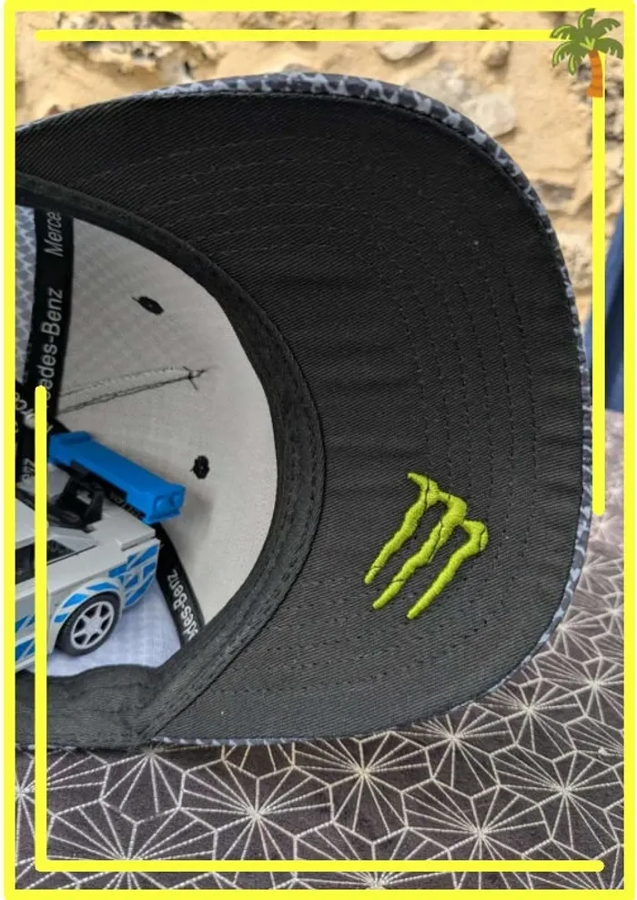 Casquette noire style sport auto - photo numéro 7