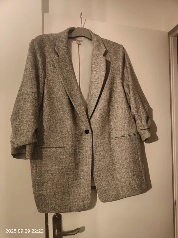 Veste blazer grise