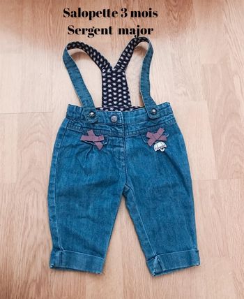 Salopette 3 mois sergent major