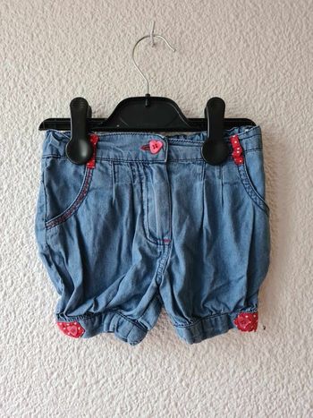 short en jeans fin first smile