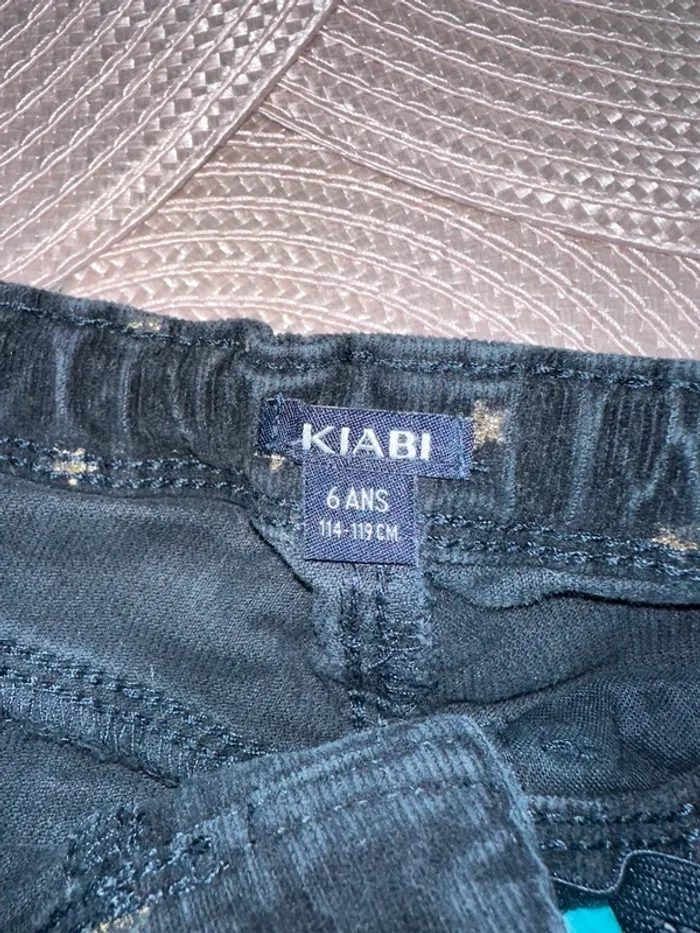 Pantalon velours étoilé - 6 ans - photo numéro 4