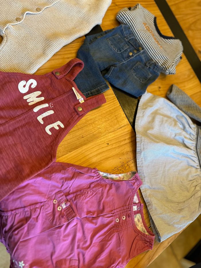 Lot vêtements fille 9 mois - photo numéro 2