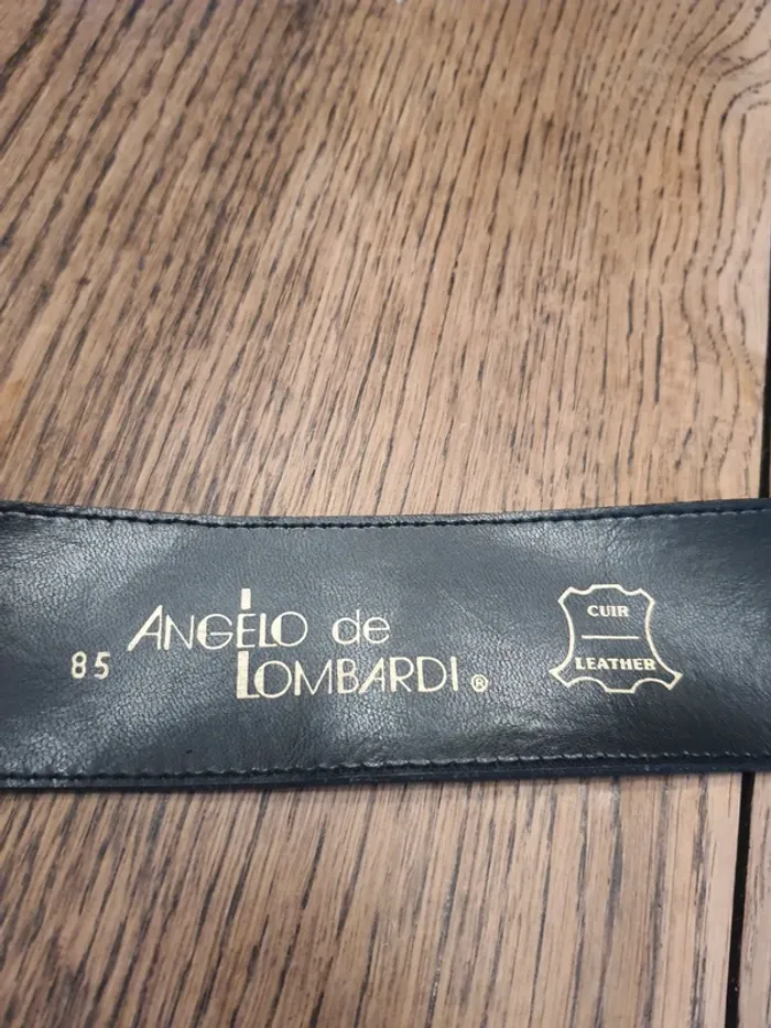 Jolie Ceinture cuir Angelo de Lombardi 85cm - photo numéro 11