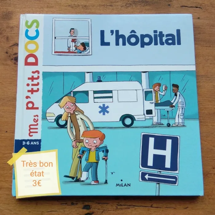 Livre Mes p'tits docs L'hôpital