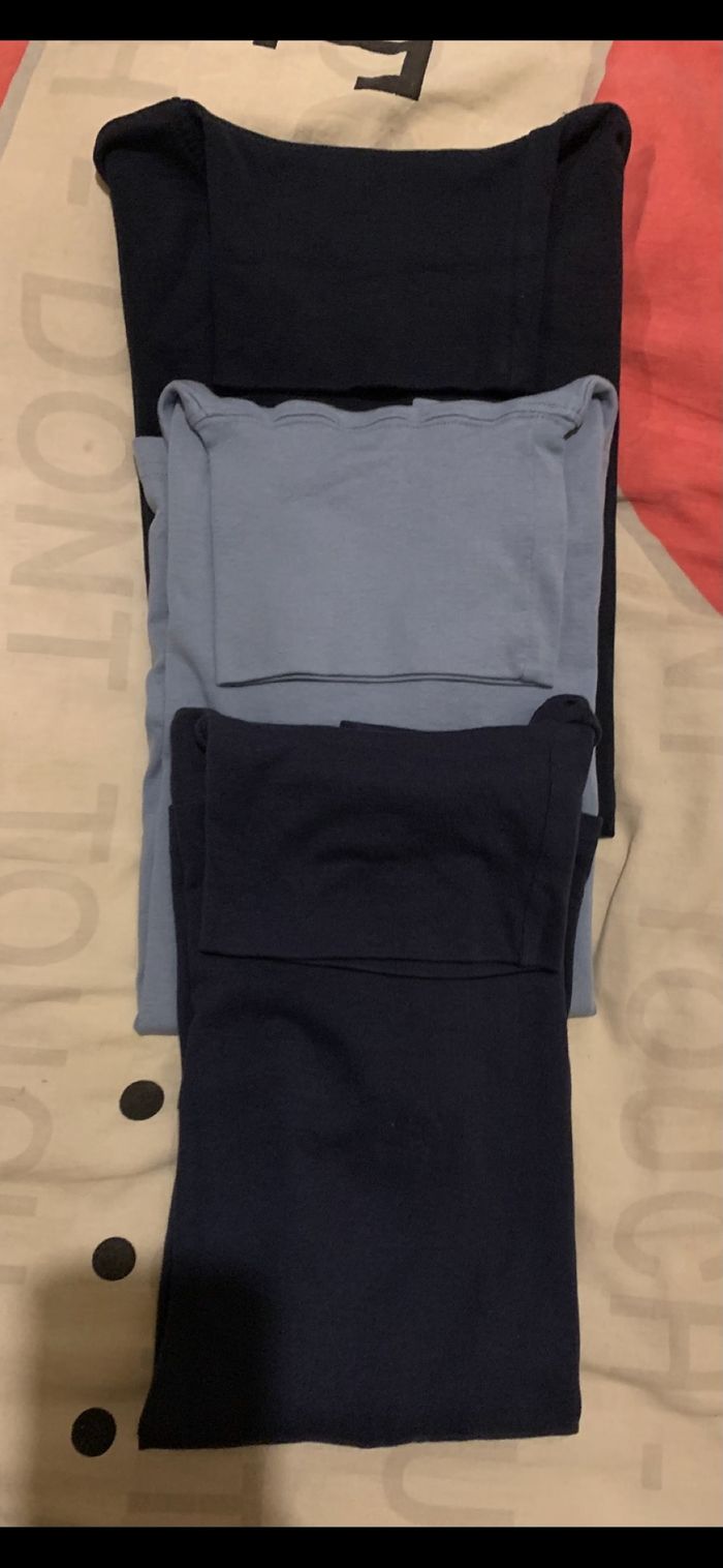3 sous pull ou tee shirt collé rouler matière coton taille 1 - photo numéro 2