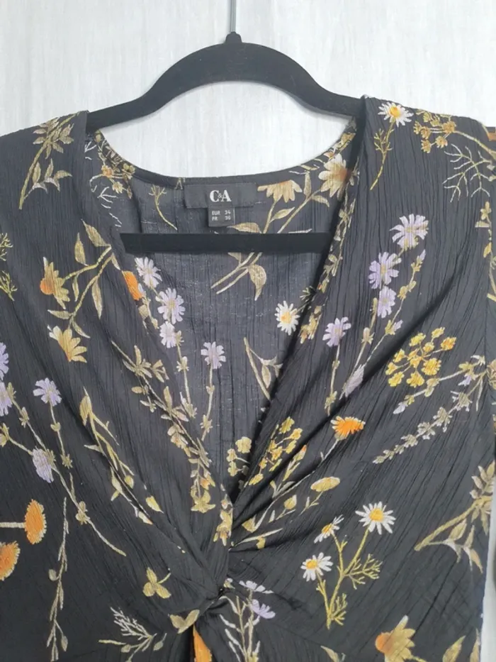 Robe longue fleurie c&a - photo numéro 3