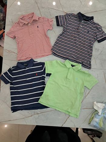 Lot de 4 polos ralph lauren