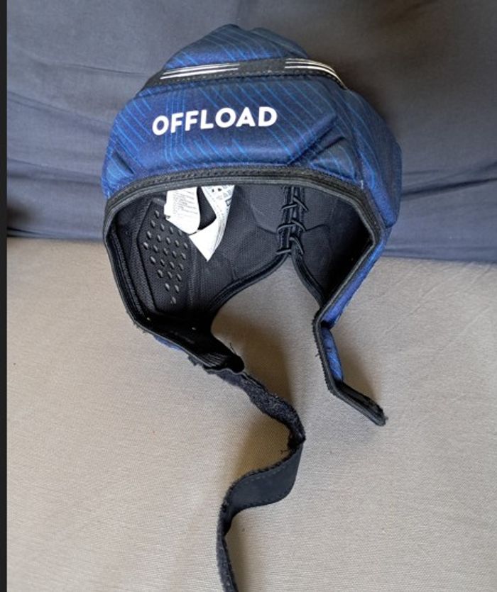 Casque rugby Decathlon taille 54 - 55 (environ 5-7 ans)