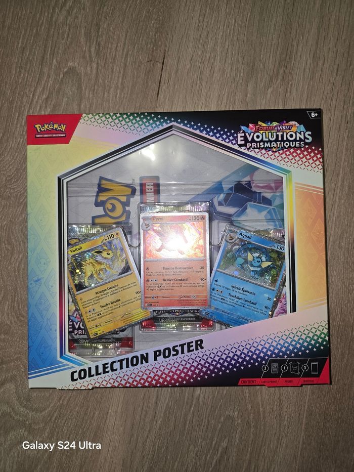 Pokemon coffret poster 8.5 evolutions prismatiques