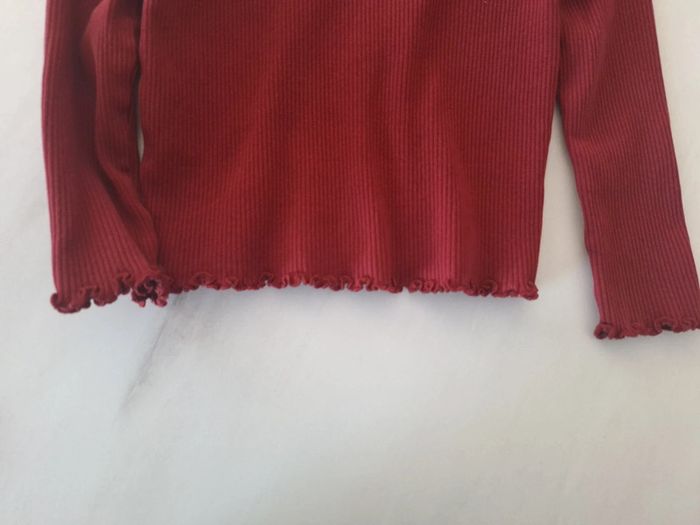 pull côtelé bordeaux - KIABI - 4 ans - photo numéro 5