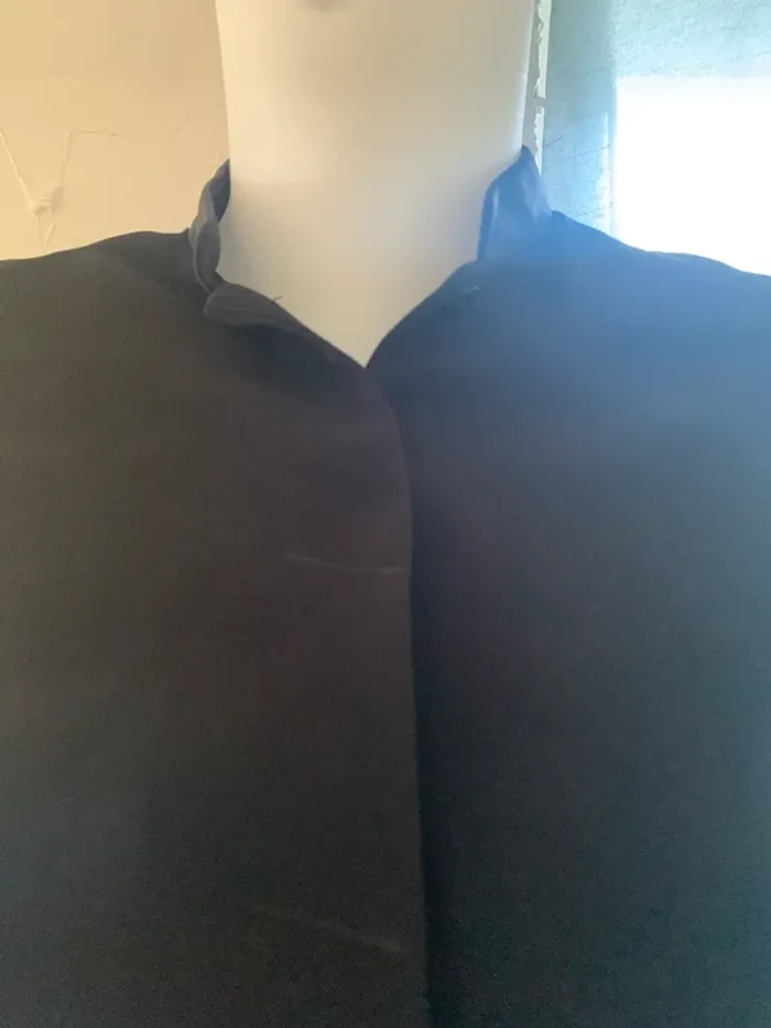 Chemise 123 fluide noir taille 36 tres bon état original - photo numéro 7