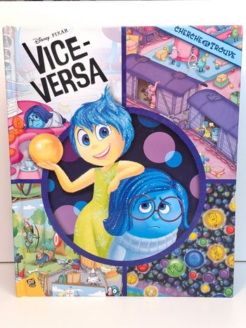 Grand livre cherche et trouve Disney pixar Vice-versa