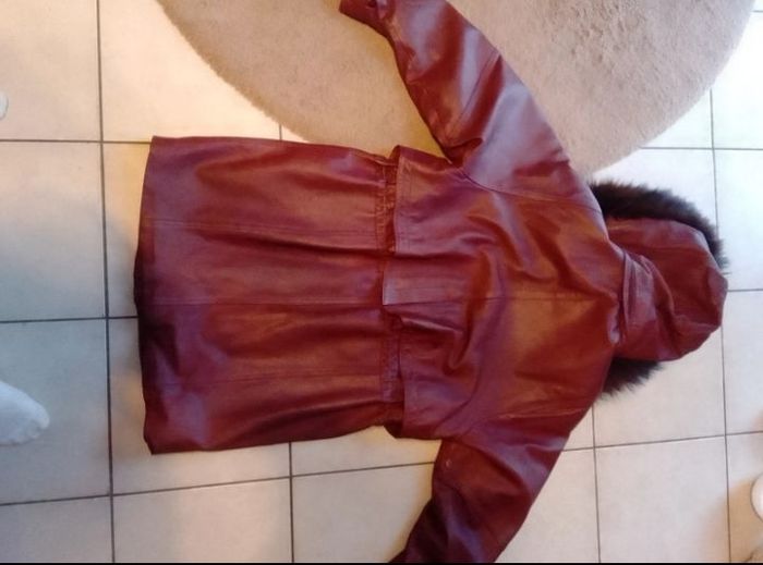 Manteau long en cuir - photo numéro 3