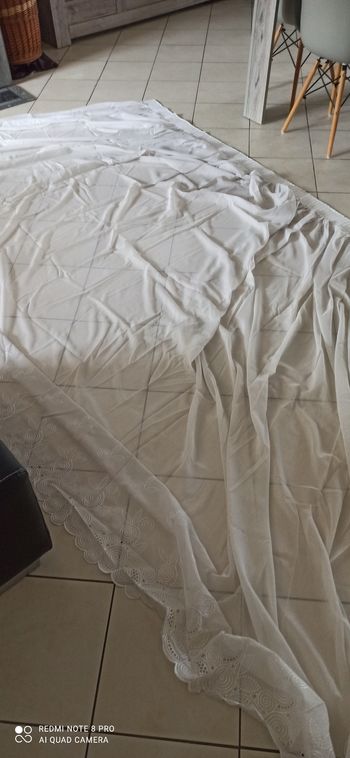 2 r grands rideaux voilages