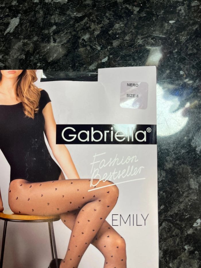Collant Gabriella Emily Nero taille 4 neuf - photo numéro 2