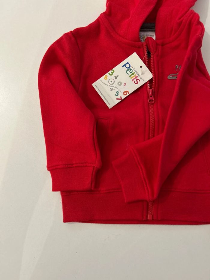 Gilet sweat capuche La compagnie des petits 12 mois - photo numéro 5