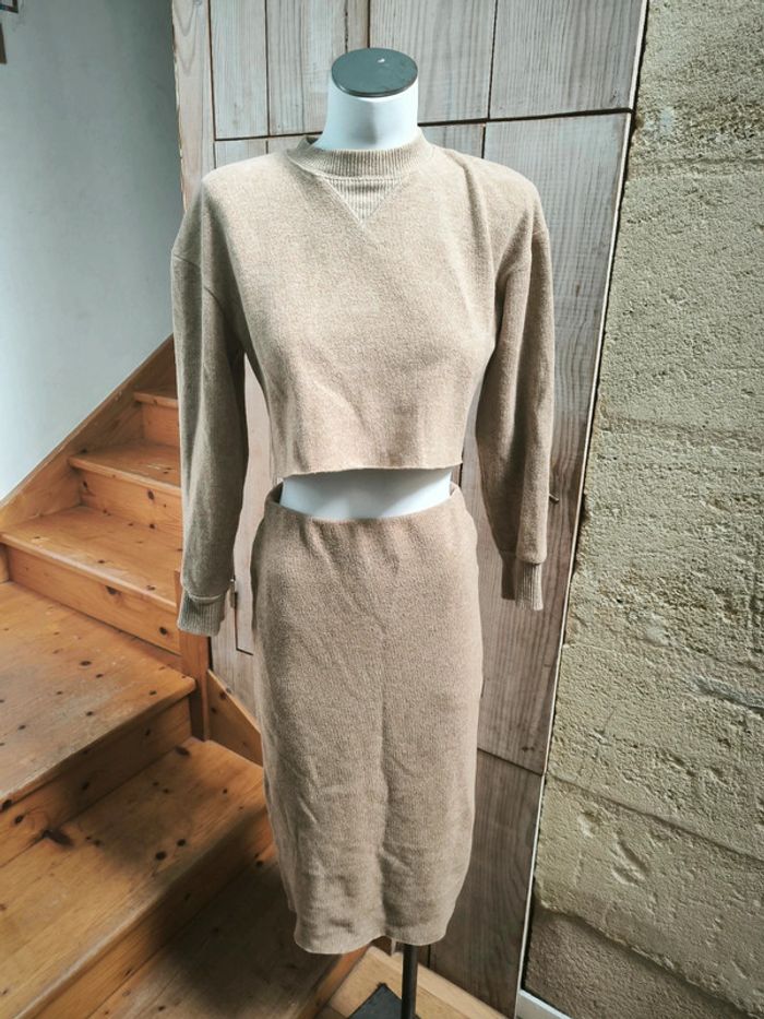 Ensemble jupe et haut court Zara taille 36