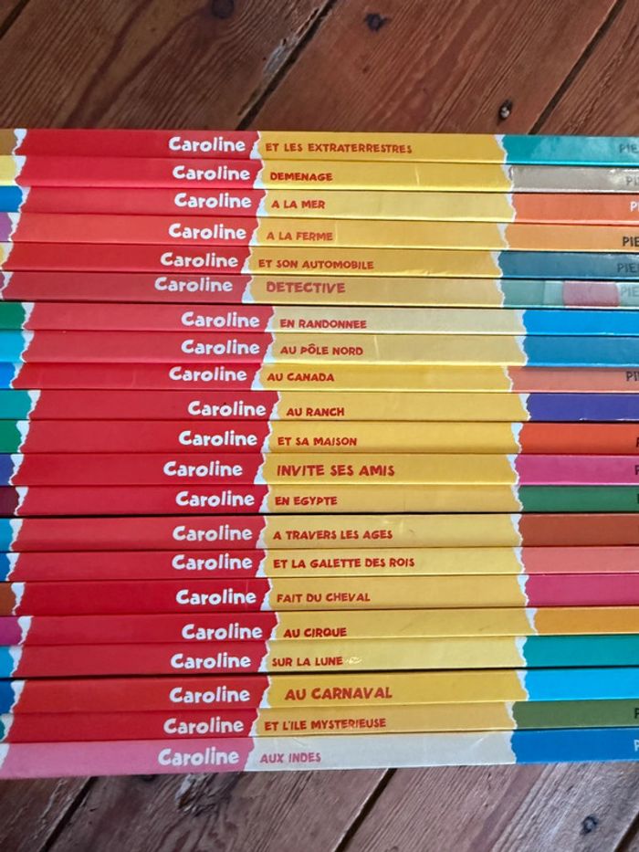 Bon état - lot incroyable de 21 titres collection Caroline livres bd albums couleurs - photo numéro 6