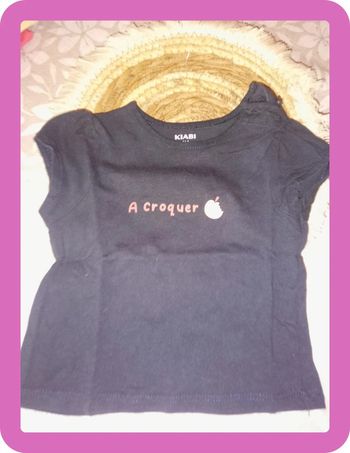 Tee shirt fille 6mois Kiabi