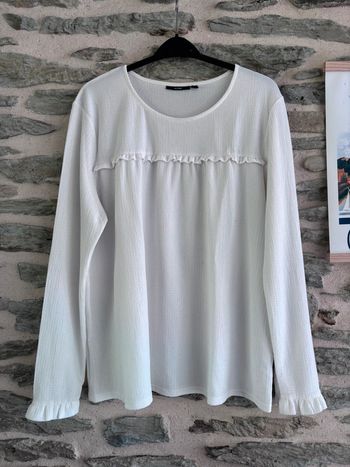 Blouse blanche taille xl Kiabi