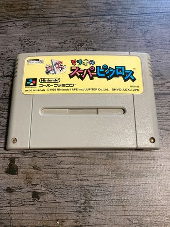Mario Super Picross Jeu Super Famicom Loose Jap