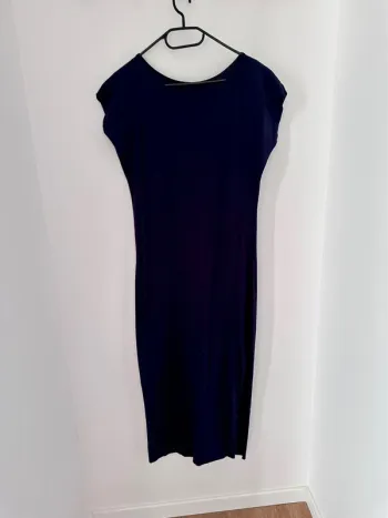 Robe longue marine