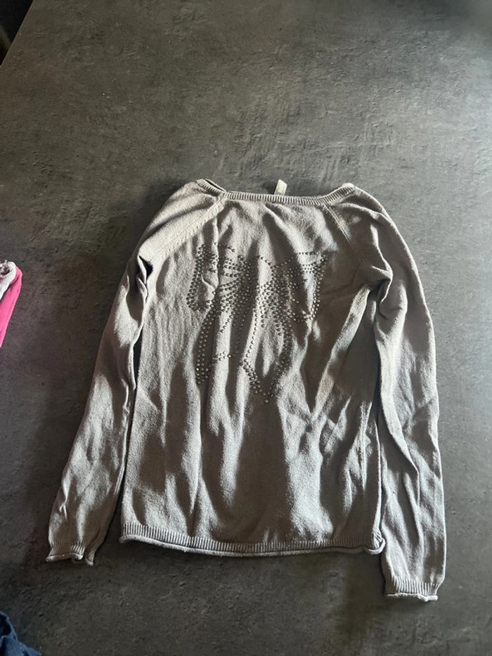 Pull gris - photo numéro 3