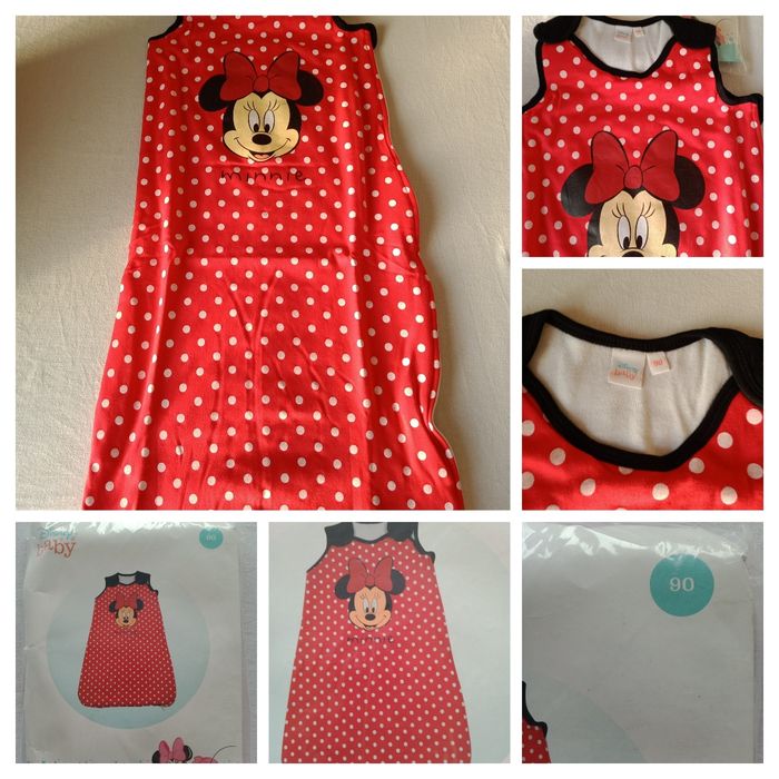 Gigoteuse turbulette Minnie 90 cm