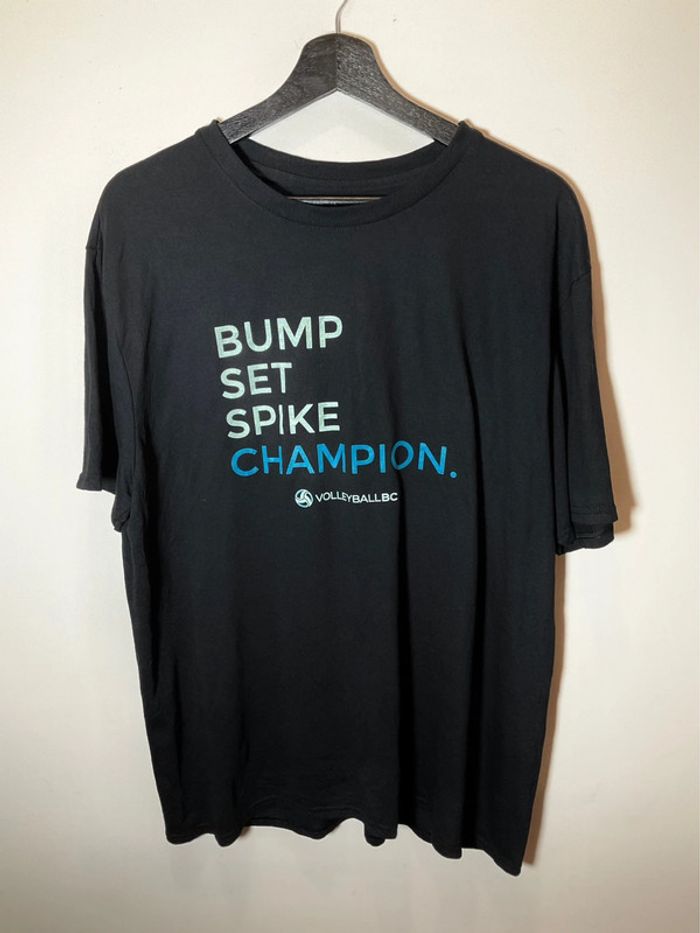 T-shirt noir pour homme Volleyball BC taille XL 356