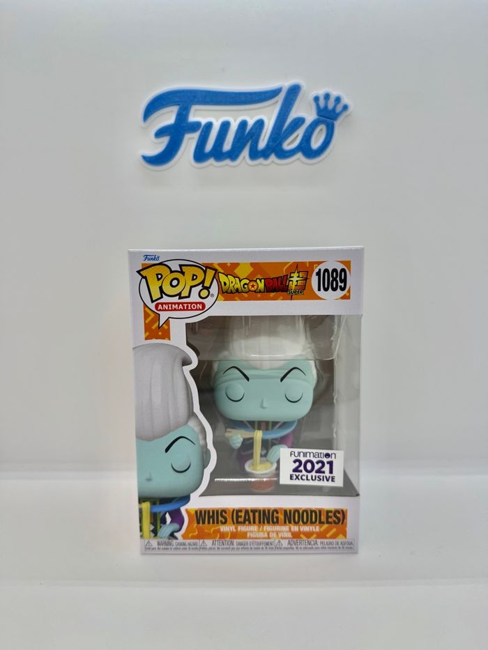 Funko Pop Dragon Ball Whis Eating Noodles 1089 Funimation 2021 🇺🇸