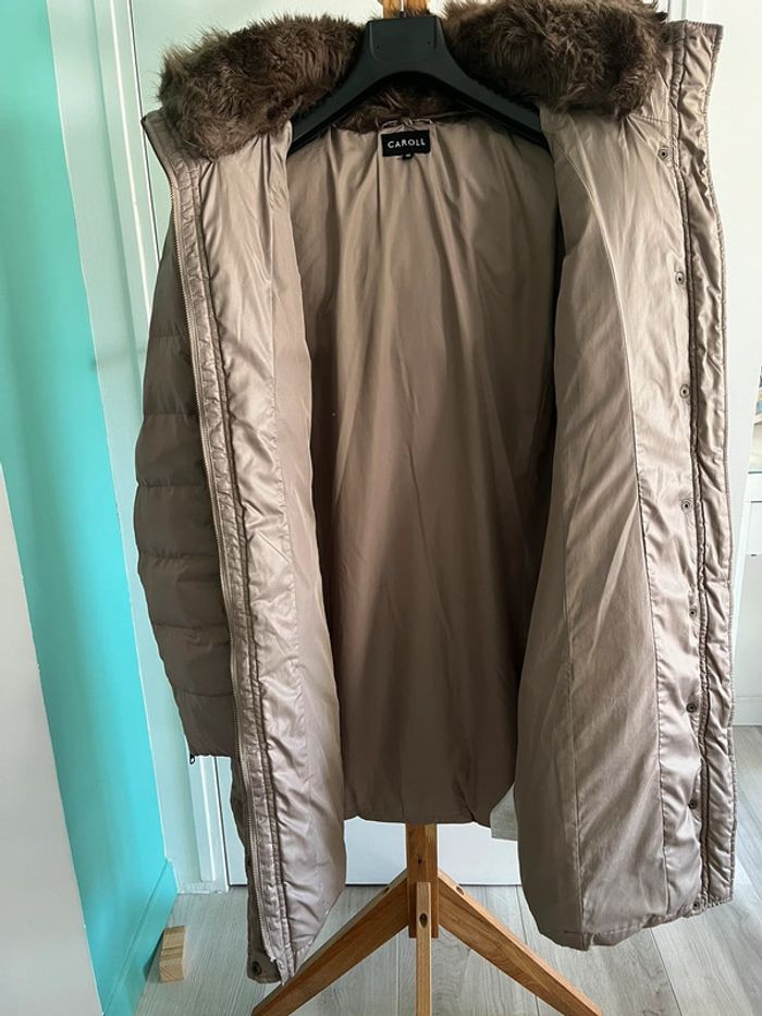 Doudoune Caroll beige - photo numéro 8