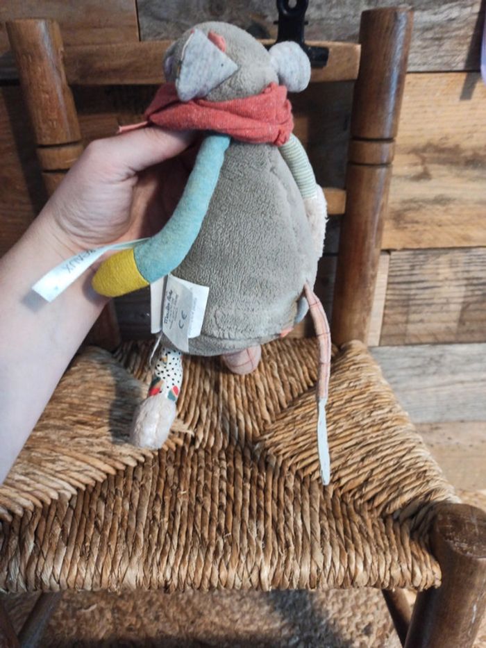 Peluche souris musicale Moulin roty tbe - photo numéro 5