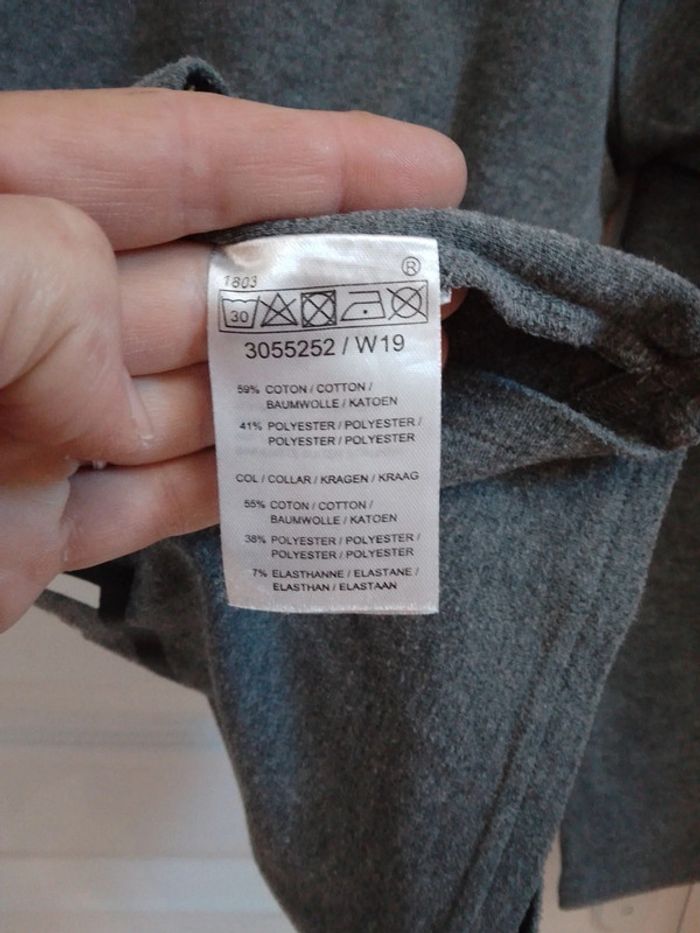 T-shirt gris chiné foncé T.12 ans - photo numéro 13