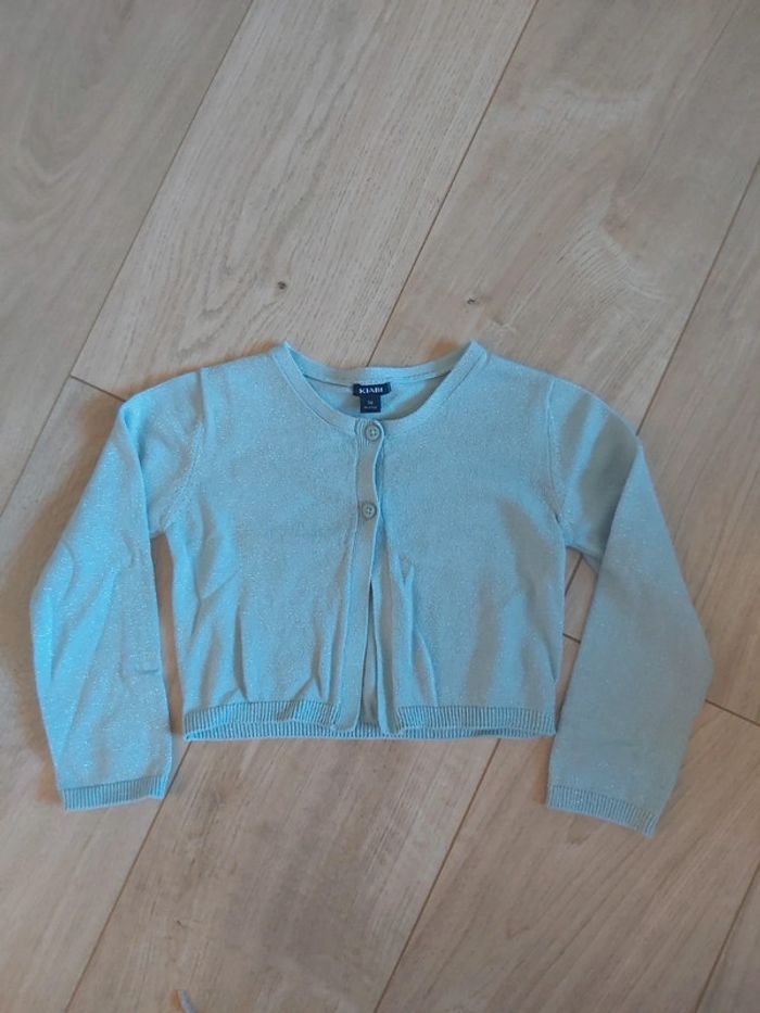 Gilet à paillettes fille Kiabi 3 ans (78)